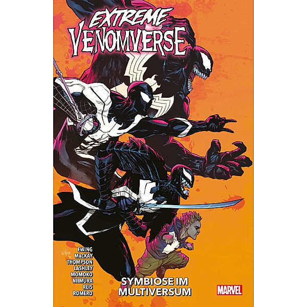 Extreme Venomverse: Symbiose im Multiversum, Al Ewing, Leonardo Romero, Paulo Siqueira, Peach MoMoKo, Kelly Thompson, Ken Niimura, u.a.