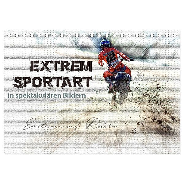 Extremsportart (Tischkalender 2024 DIN A5 quer), CALVENDO Monatskalender, Elvira Weizel