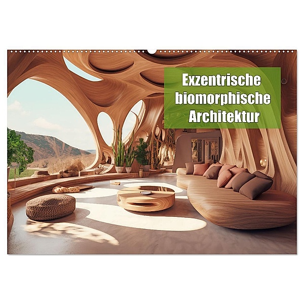Exzentrische biomorphe Architektur (Wandkalender 2025 DIN A2 quer), CALVENDO Monatskalender, Calvendo, Liselotte Brunner-Klaus