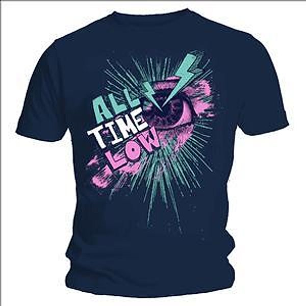Eye T-Shirt (Nvy) (L) (M), All Time Low