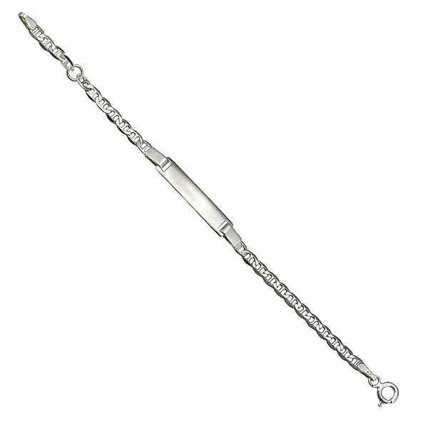 F Armband 925/- Sterling Silber 14/16cm Glänzend (Größe: 14cm)