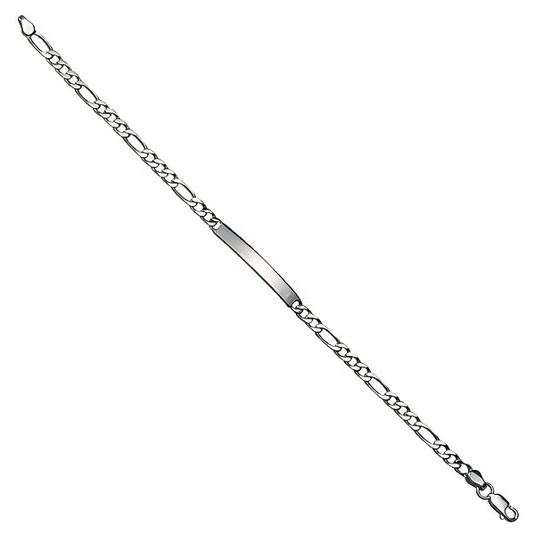 F Armband 925/- Sterling Silber 18/19/20/21cm Glänzend (Größe: 18cm)