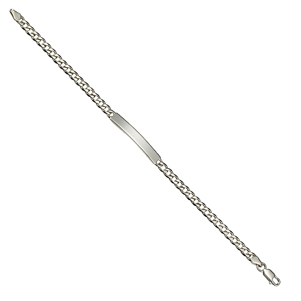 F Armband 925/- Sterling Silber 19/20/21cm Glänzend (Größe: 21)