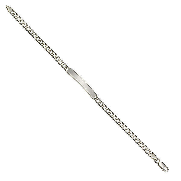 F Armband 925/- Sterling Silber 19/21cm Glänzend (Größe: 19)