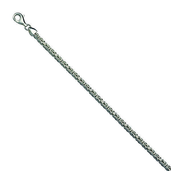 F Armband 925/- Sterling Silber 19/21cm Glänzend (Größe: 19)