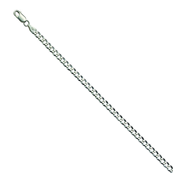 F Armband 925/- Sterling Silber 19/21cm Glänzend (Größe: 19)