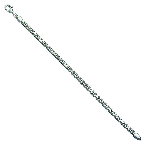 F Armband 925/- Sterling Silber 19/21cm Glänzend (Größe: 21)