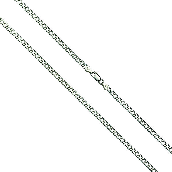 F Collier 925/- Sterling Silber 45cm Glänzend (Größe: 45)