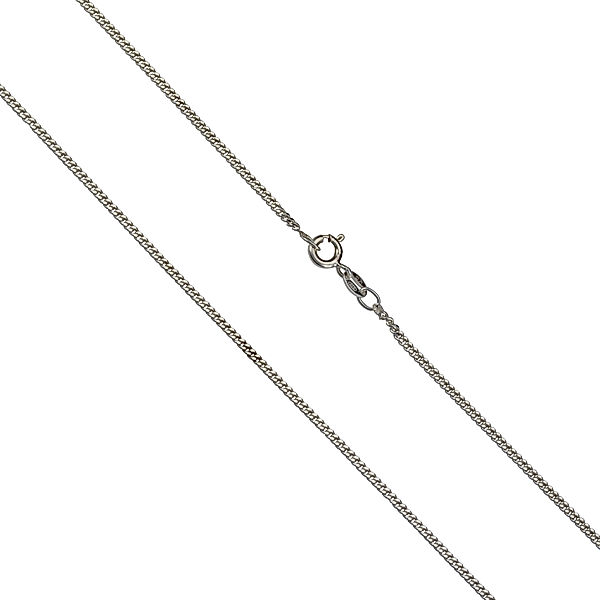 F Collier 925/- Sterling Silber Diamantiert (Größe: 40cm)