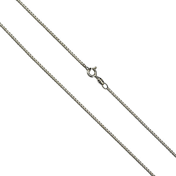 F Collier 925/- Sterling Silber Diamantiert (Größe: 45)