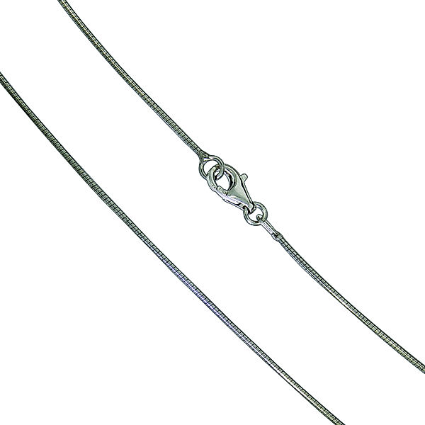 F Collier 925/- Sterling Silber Glänzend (Größe: 38cm)