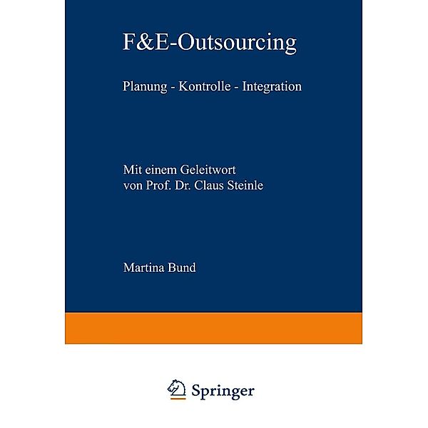 F&E-Outsourcing / Information - Organisation - Produktion, Martina Bund