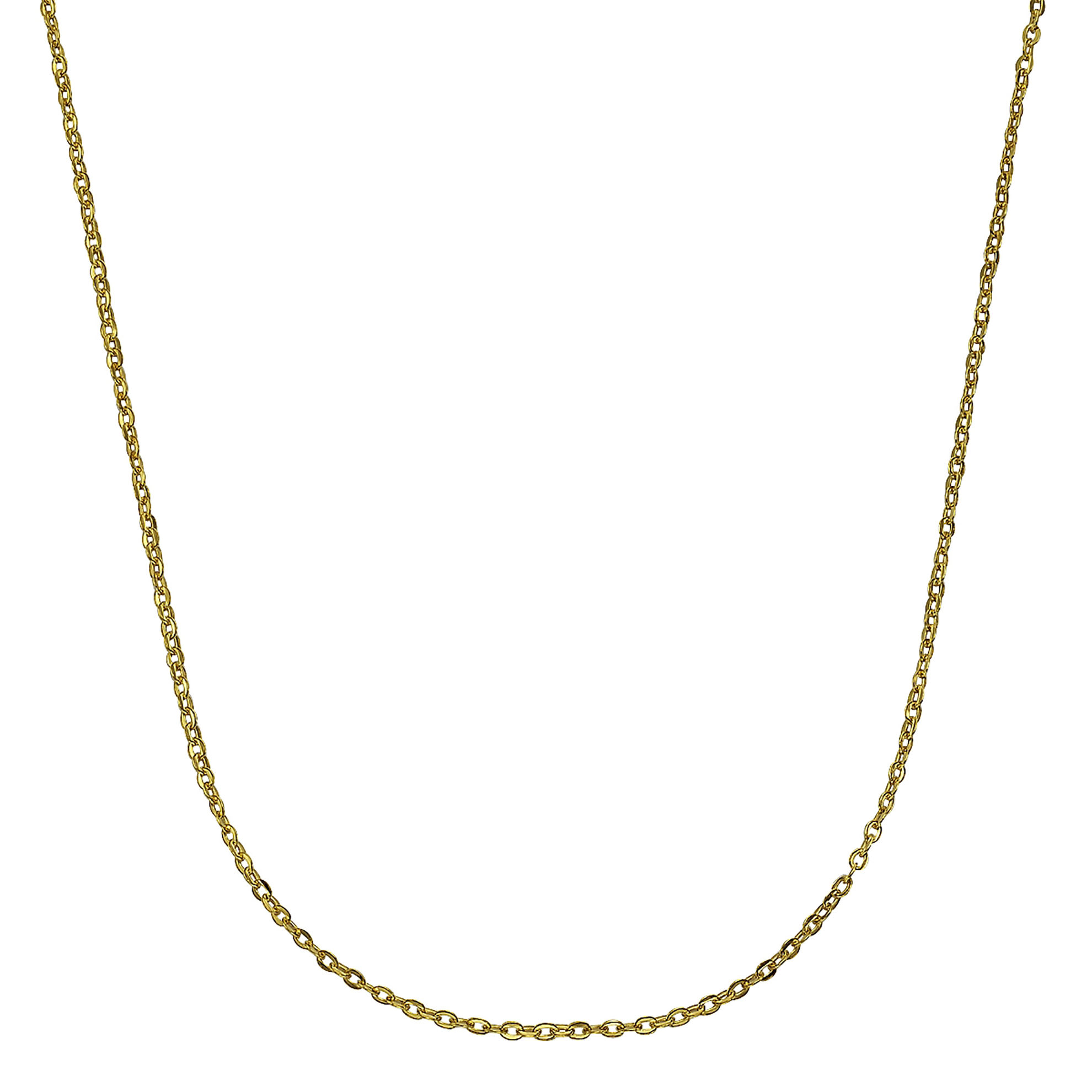 Halskette bestellen Gold 42cm F - Glänzend 375