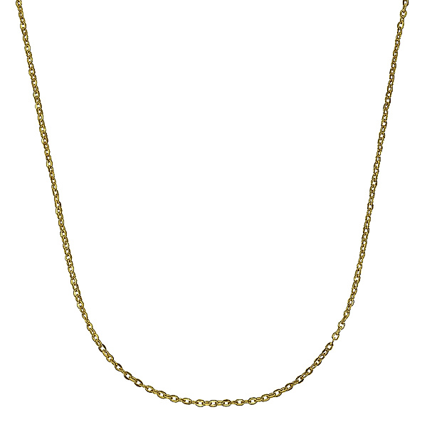 F Halskette 375/- Gold 42cm Glänzend