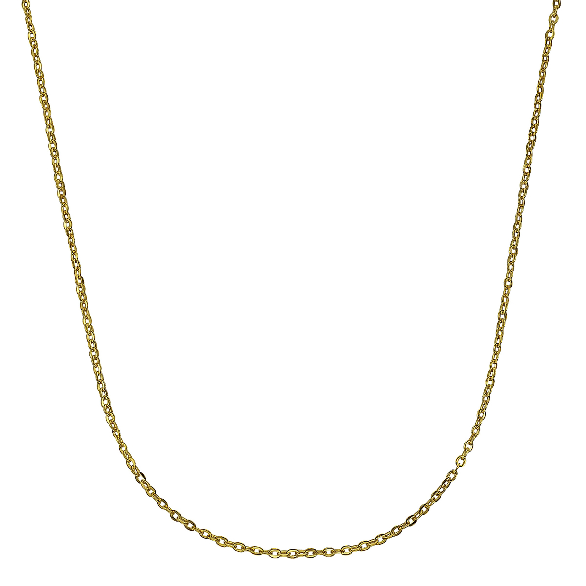 F Halskette 375 Gold - 42cm Glänzend bestellen