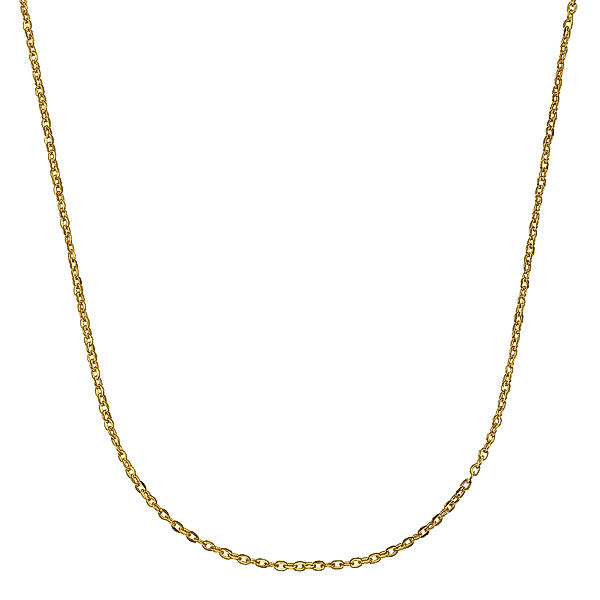 F Halskette 585/- Gold 42cm Glänzend