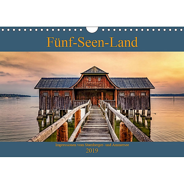 F?nf-Seen-Land (Wandkalender 2019 DIN A4 quer), Thomas Marufke