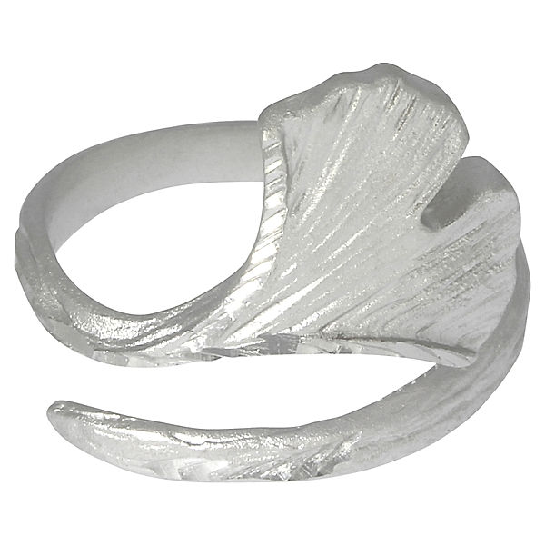 F Ring 925/- Sterling Silber Diamantiert (Größe: 058 (18,5))