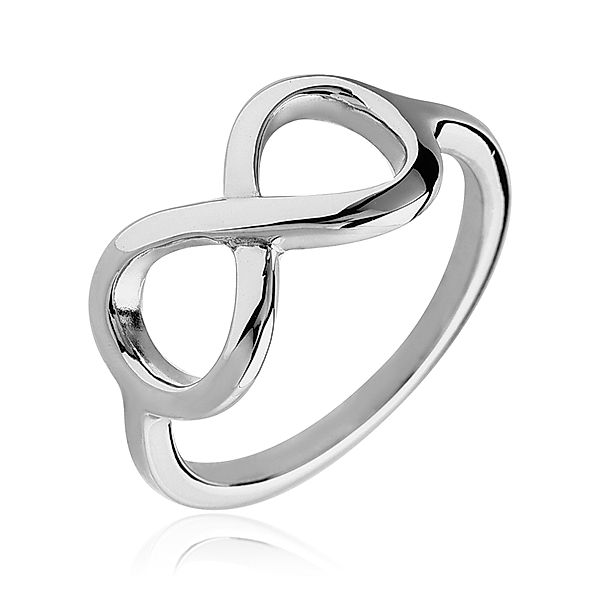 F Ring 925/- Sterling Silber Glänzend (Größe: 052 (16,6))