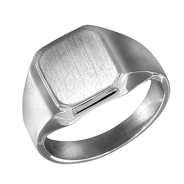 F Ring 925/- Sterling Silber Matt/Glanz (Größe: 019 (60,0))