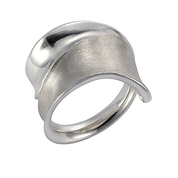 F Ring 925/- Sterling Silber Matt/Glanz (Größe: 056 (17,8))