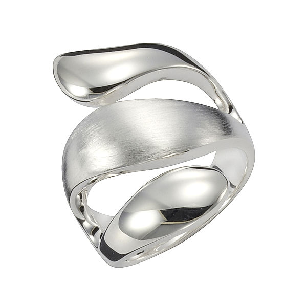 F Ring 925/- Sterling Silber Matt/Glanz (Größe: 056 (17,8))