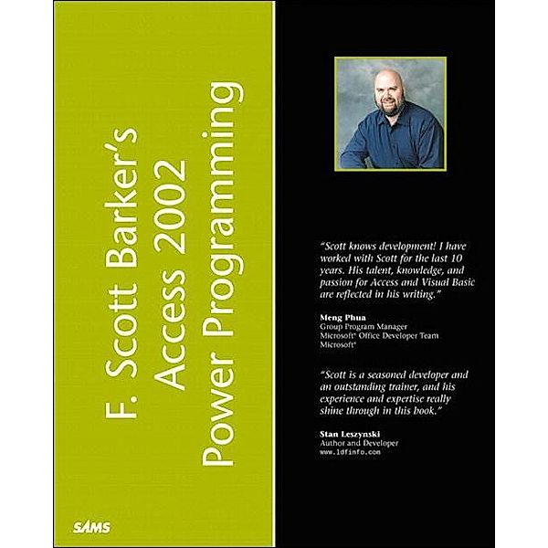 F. Scott Barker's Microsoft Access 2002 Power Programming, F. Barker