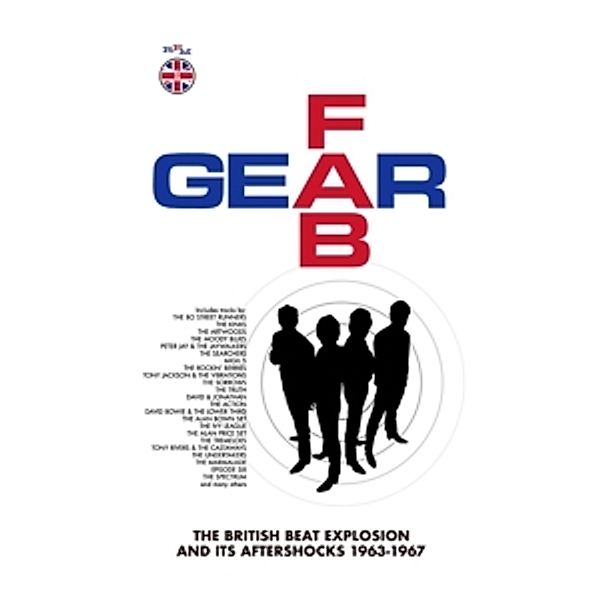 Fab Gear-The British Beat Explosion (6cd Boxset), Diverse Interpreten