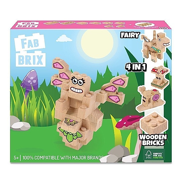 Open Brick Source, Loop Toys FabBrix - Fabbrix Fairy (4in1)