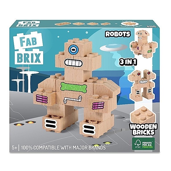 Open Brick Source, Loop Toys FabBrix - Fabbrix Sea Animals (3in1)