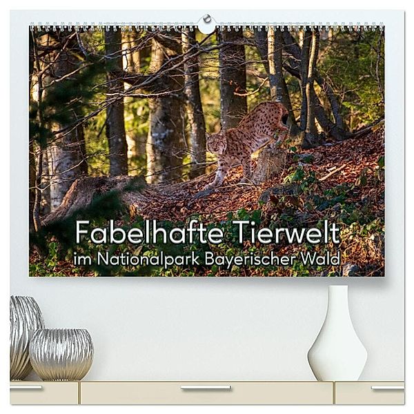 Fabelhafte Tierwelt im Nationalpark Bayerischer Wald (hochwertiger Premium Wandkalender 2025 DIN A2 quer), Kunstdruck in Hochglanz, Calvendo, Christian Haidl