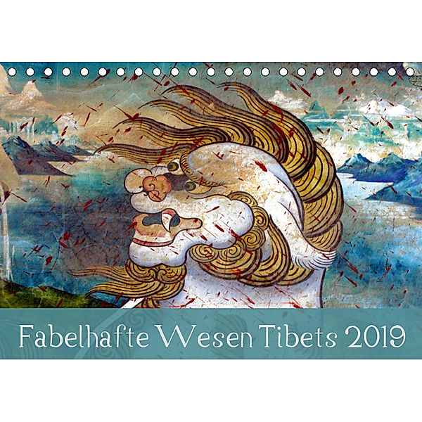 Fabelhafte Wesen Tibets 2019 (Tischkalender 2019 DIN A5 quer), Manfred Bergermann