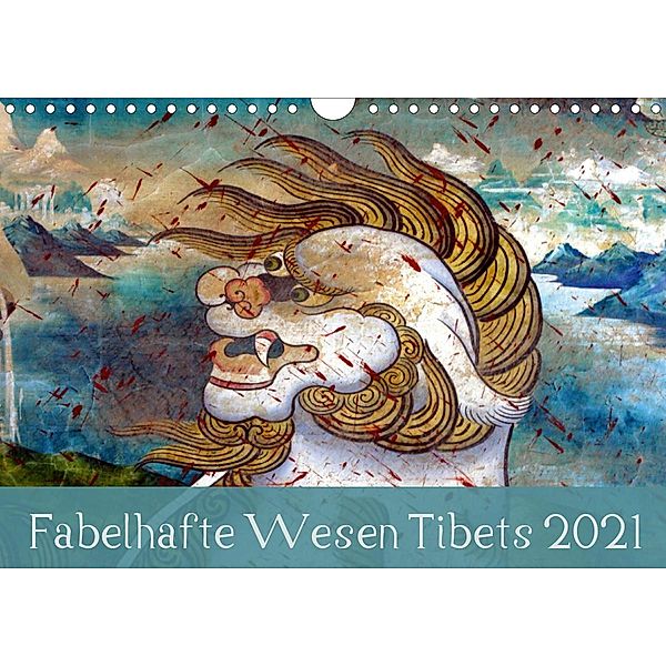 Fabelhafte Wesen Tibets 2021 (Wandkalender 2021 DIN A4 quer), Manfred Bergermann