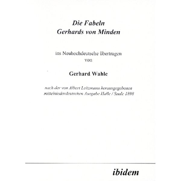 Fabeln, Gerhard von Minden