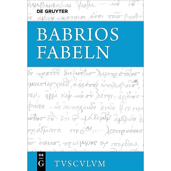 Fabeln / Sammlung Tusculum, Babrios