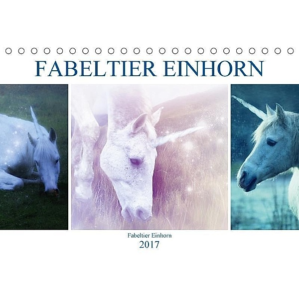 Fabeltier Einhorn (Tischkalender 2017 DIN A5 quer), Liselotte Brunner-Klaus