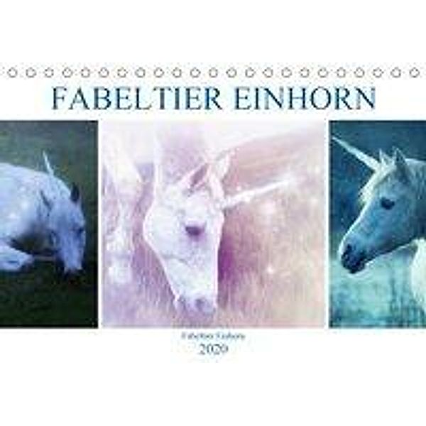 Fabeltier Einhorn (Tischkalender 2020 DIN A5 quer), Liselotte Brunner-Klaus