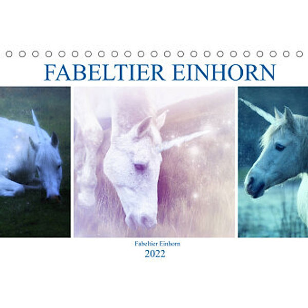 Fabeltier Einhorn (Tischkalender 2022 DIN A5 quer), Liselotte Brunner-Klaus