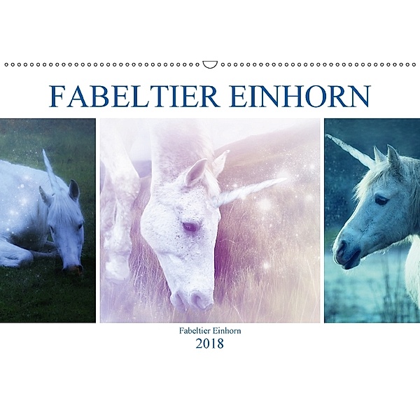 Fabeltier Einhorn (Wandkalender 2018 DIN A2 quer), Liselotte Brunner-Klaus