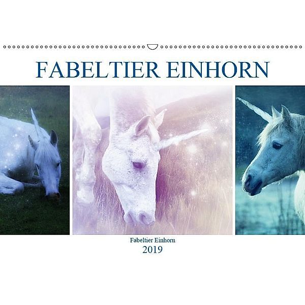 Fabeltier Einhorn (Wandkalender 2019 DIN A2 quer), Liselotte Brunner-Klaus