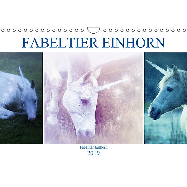 Fabeltier Einhorn (Wandkalender 2019 DIN A4 quer), Liselotte Brunner-Klaus