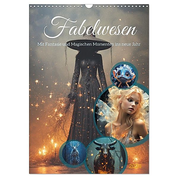 Fabelwesen (Wandkalender 2024 DIN A3 hoch), CALVENDO Monatskalender, Steffen Gierok-Latniak