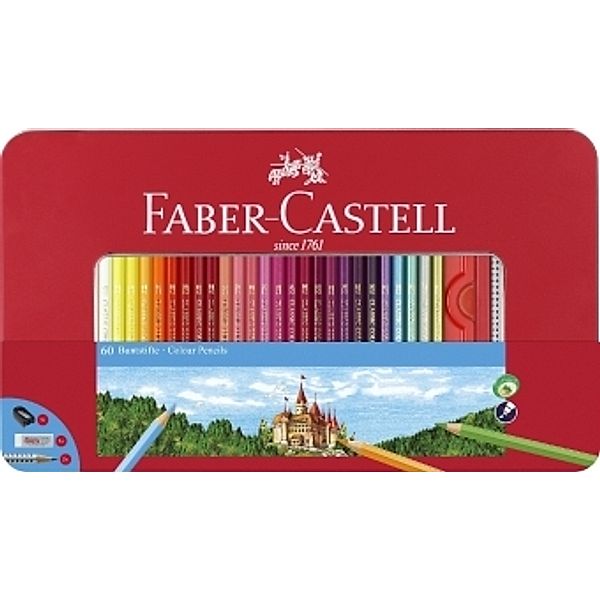 Faber-Castell Buntstift hexagonal 60er Metalletui