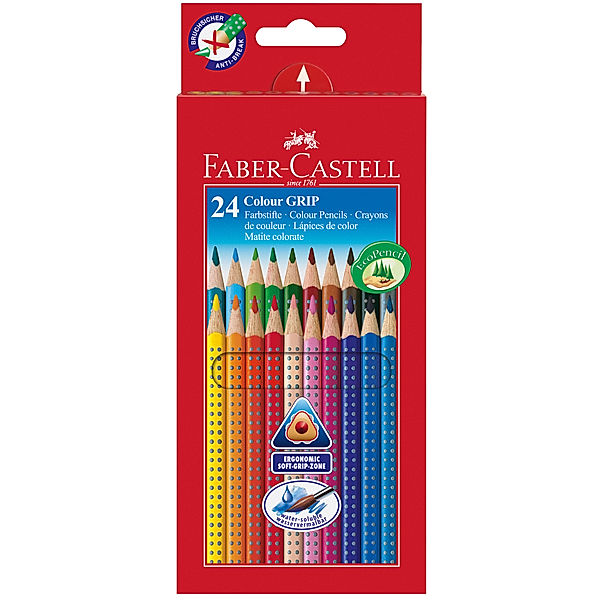 Faber-Castell Faber-Castell Farbstifte Colour GRIP, 24 Stück