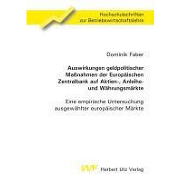 Faber, D: Auswirkungen geldpolitischer Maßnahmen, Dominik Faber