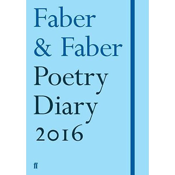 Faber Poetry Diary 2016 (Pale Blue)