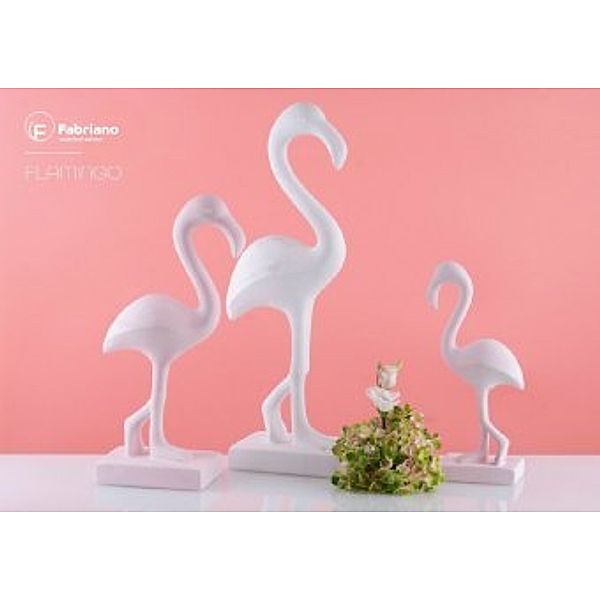 Fabriano Deko Flamingo 55 cm rosa+chiara
