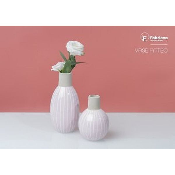 Fabriano Tischvase Anteo 12 cm rosa