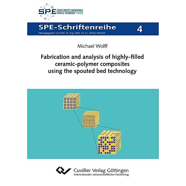 Fabrication and analysis of highly-filled ceramic-polymer composites using the spouted bed technology