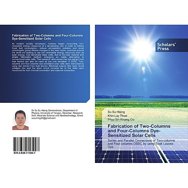 Fabrication of Two-Columns and Four-Columns Dye-Sensitized Solar Cells, Su Su Hlaing, Khin Lay Thwe, Phyu Sin Khaing Oo